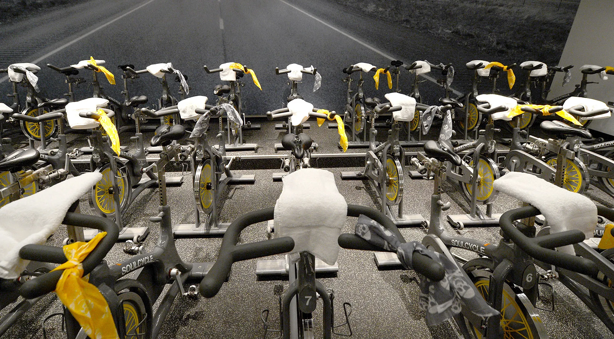 SoulCycle in West Hollywood, California.