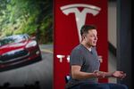 Elon Musk, CEO of Tesla Motors, speaks during a Bloomberg West TV interview at the company's headquarters in Palo Alto, Calif., on April 2