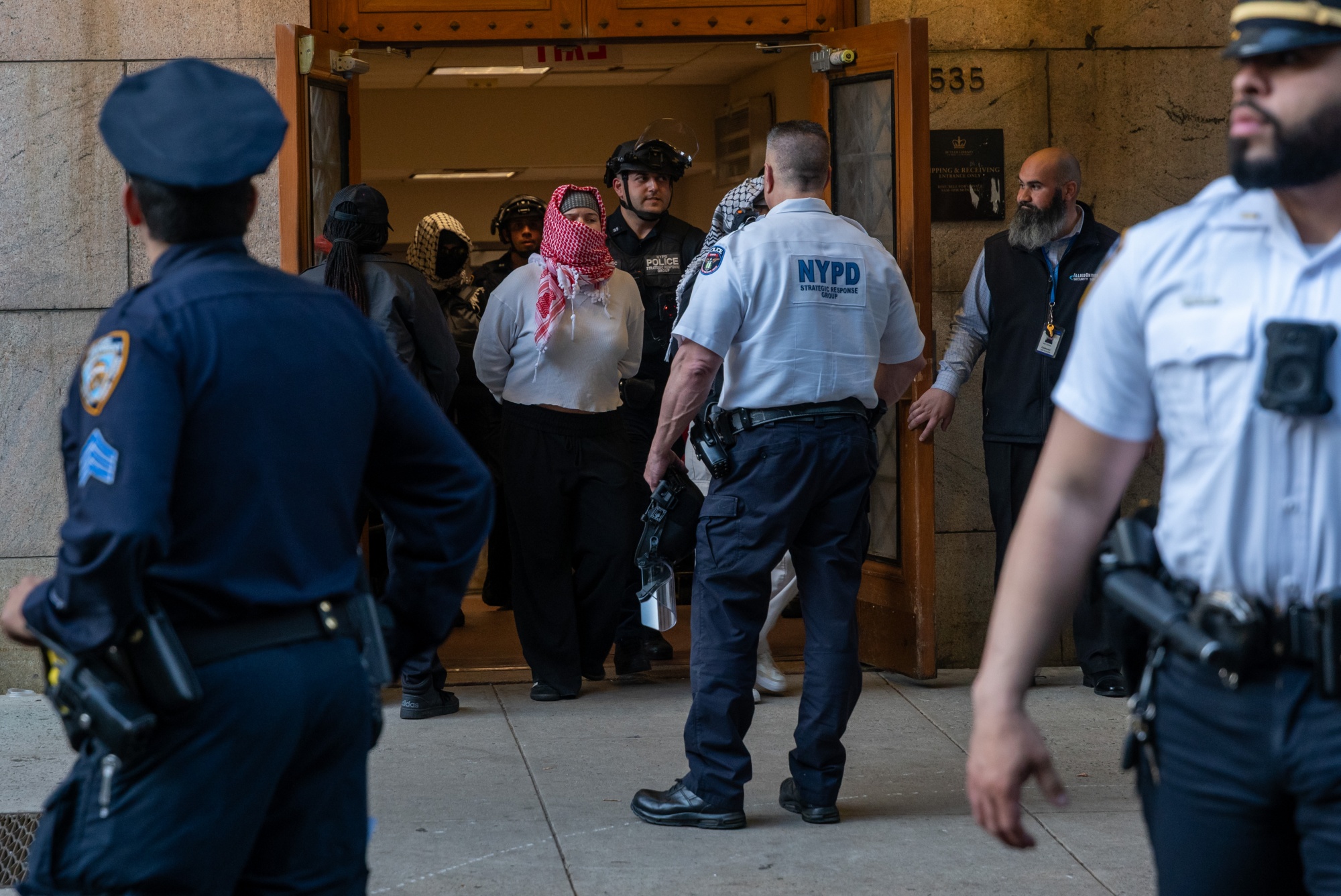 Pro-Palestine Protesters Take Over Columbia University's Butler Library