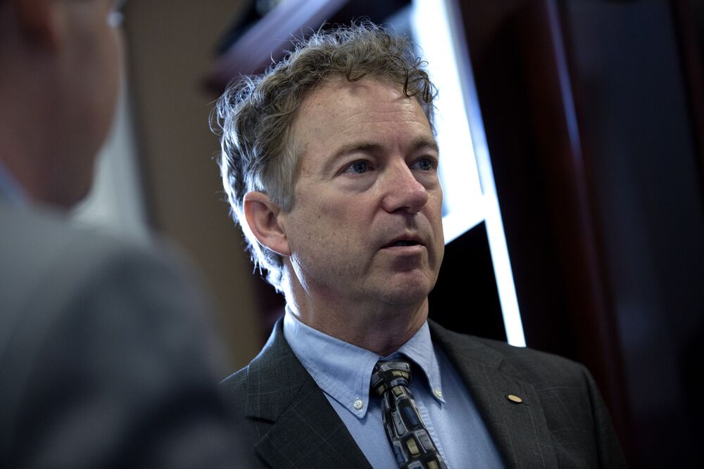 Rand Paul Defends Roaming Capitol Before Virus Results Returned Bloomberg