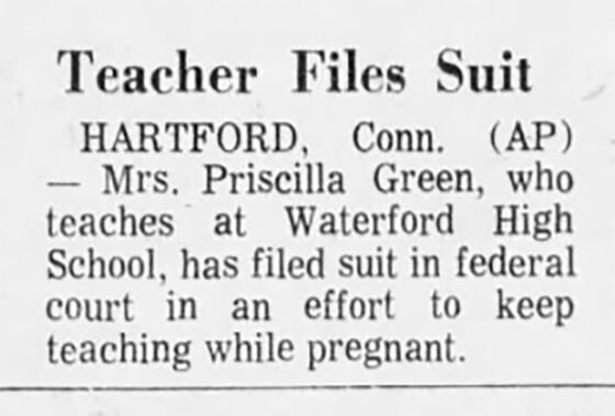 My Mom Was Fired From Her Teaching Job in 1971 For Being Pregnant