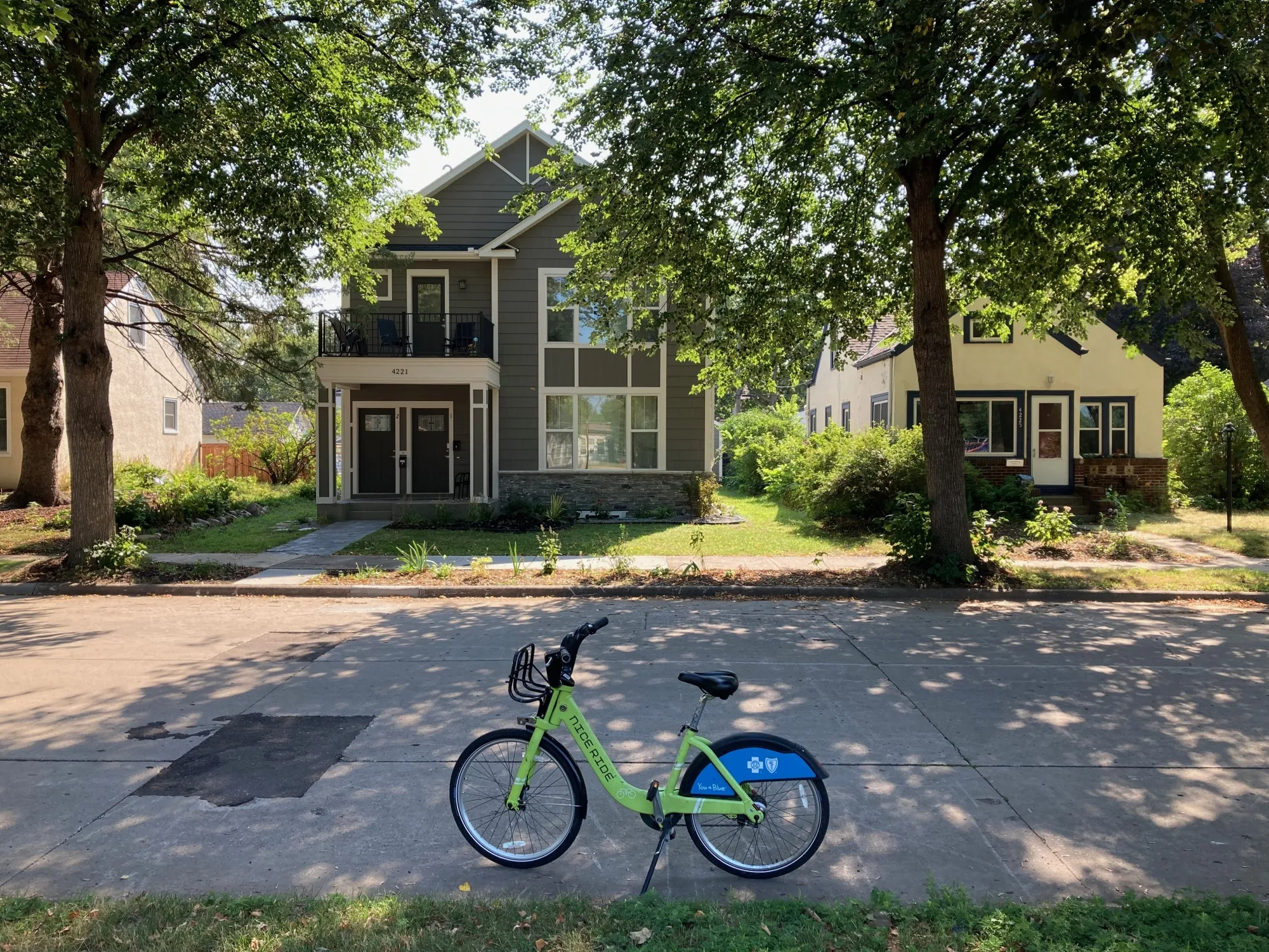 A new duplex in Minneapolis.