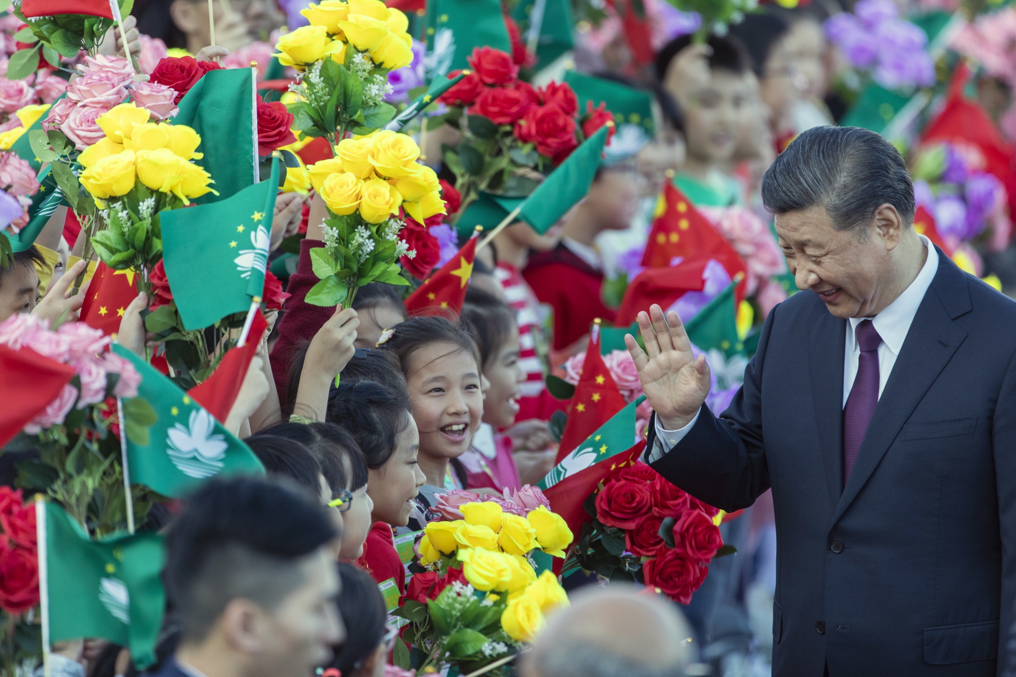 中国国家主席习近平出席澳门特别行政区成立20周年庆祝活动