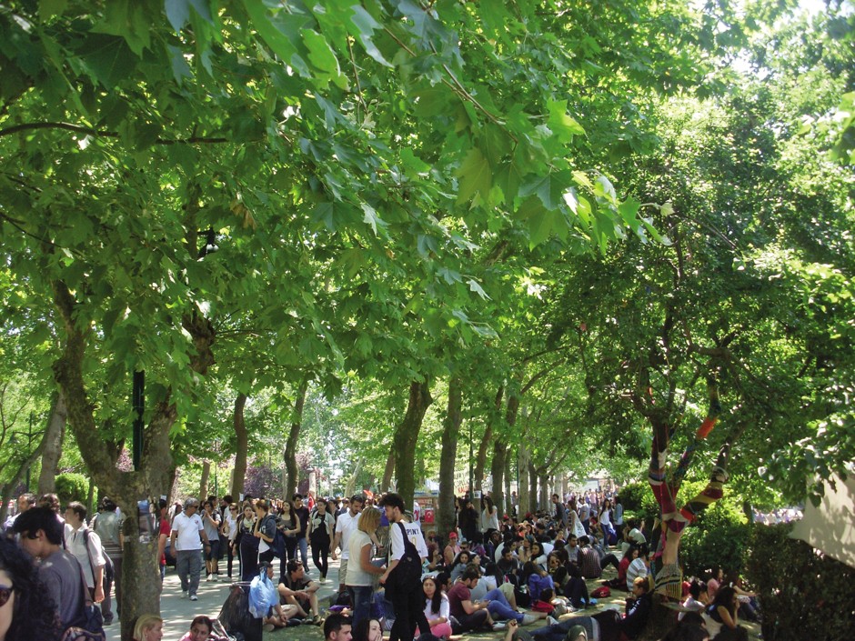 Gezi Park, Taskim Square, Istanbul. 