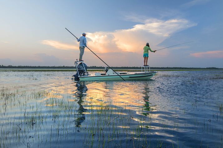 A Spartina-grass flat along the Kiawah River.