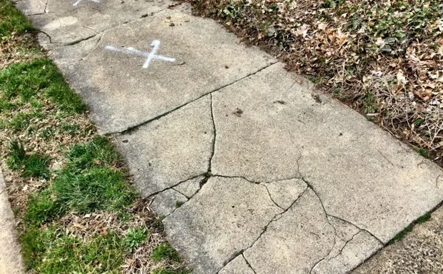 Watch your step: If sidewalks are public property, the author argues, they should be a public responsibility. 