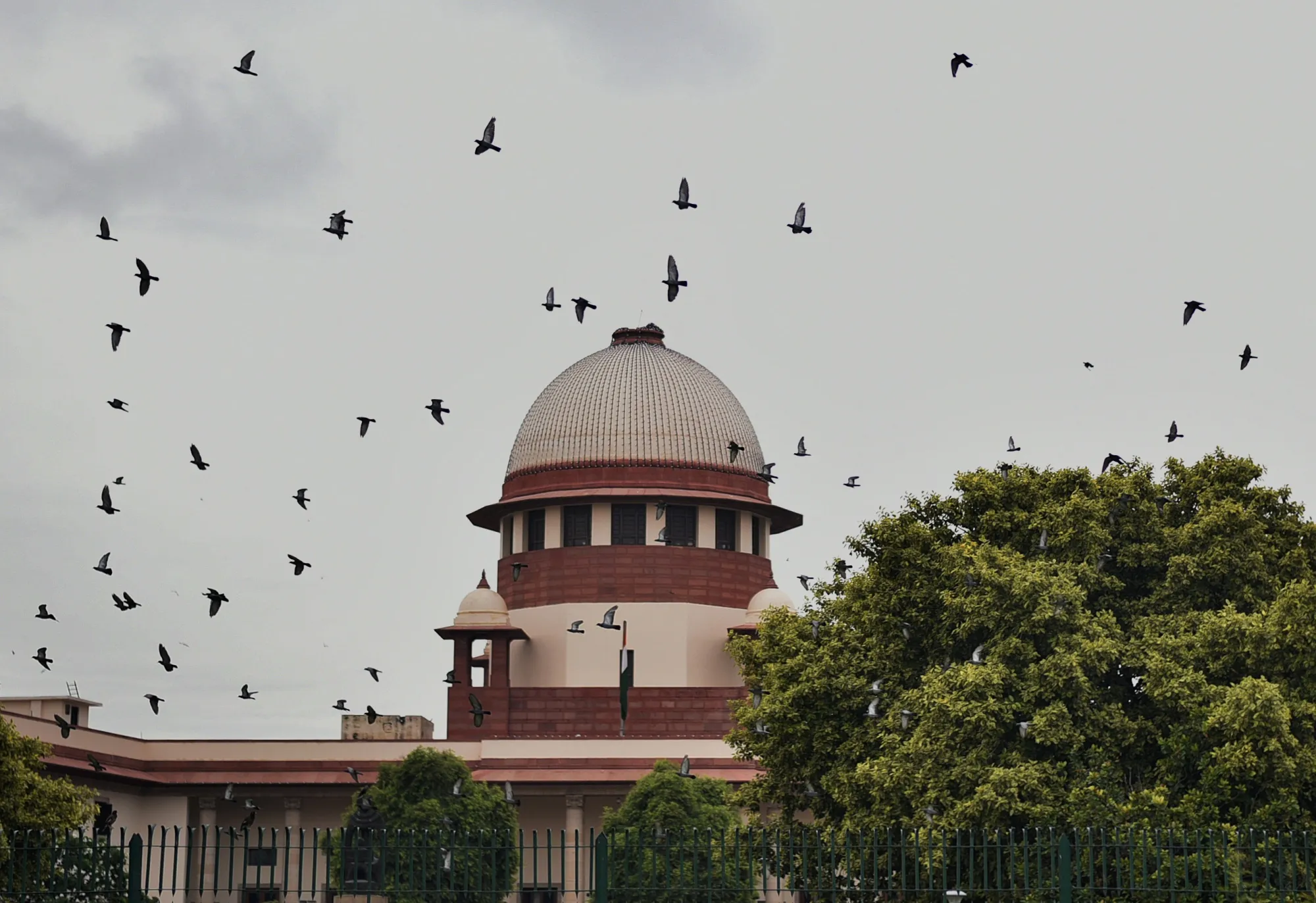 The Supreme Court building, New Delhi, India.