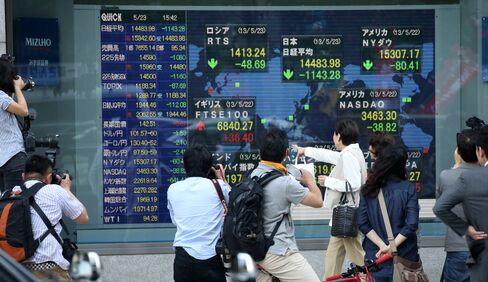 Asian Stocks Rise as Japan’s Topix Index Rebounds From Slump