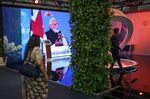 Narendra Modi at the India pavilion at the COP27 climate conference at the Sharm El Sheikh.