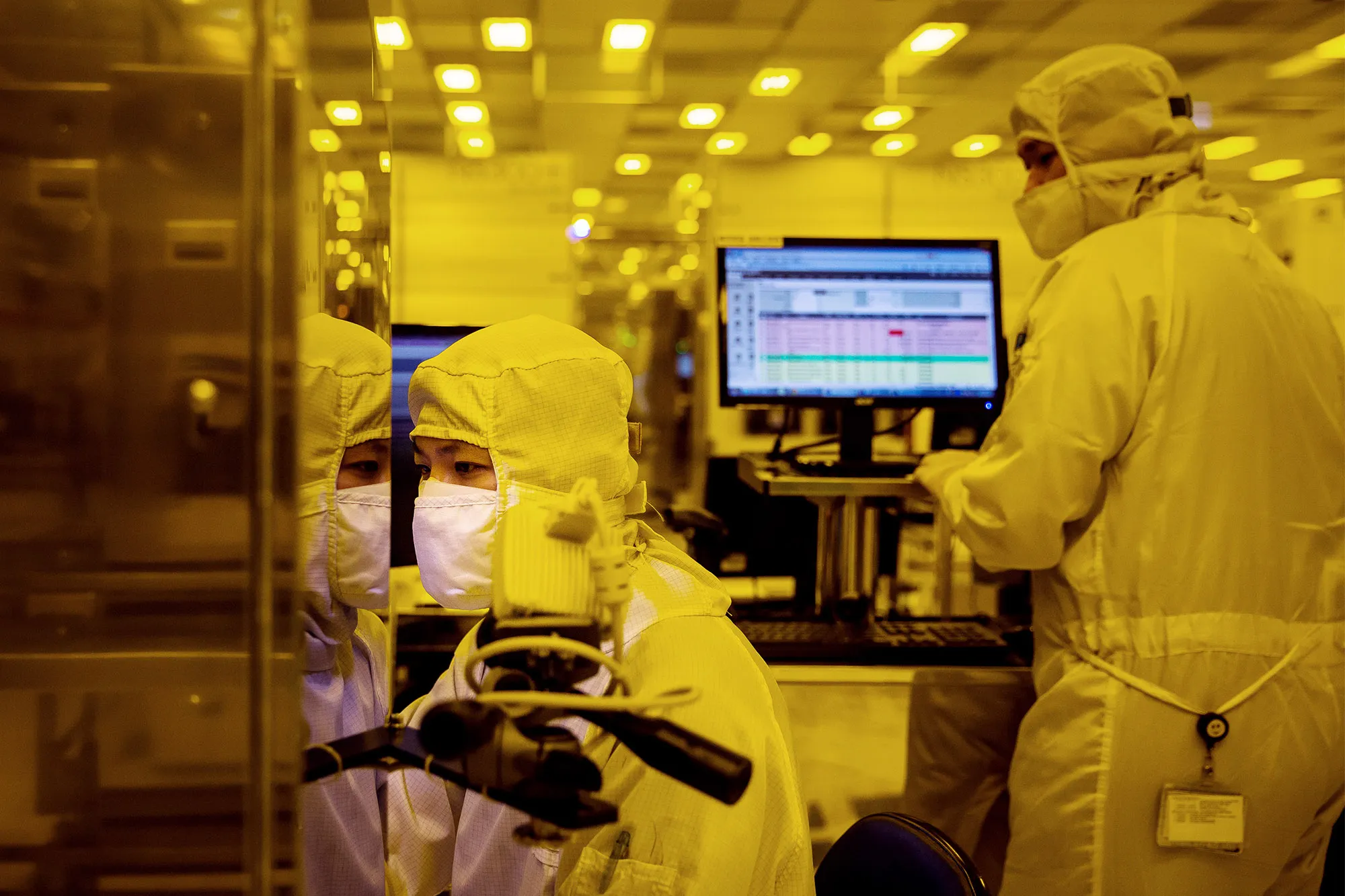 A chip manufacturing plant in Taiwan.