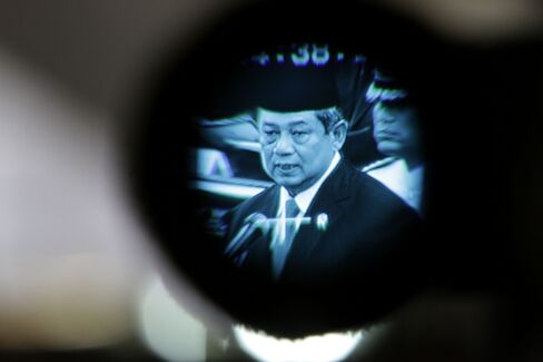Indonesia's President Susilo Bambang Yudhoyono
