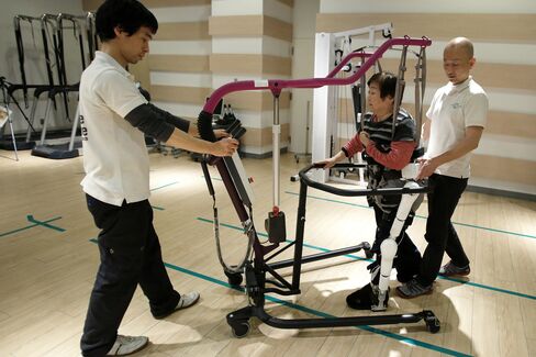 Cyberdyne's lower-limb model Hybrid Assistive Limb