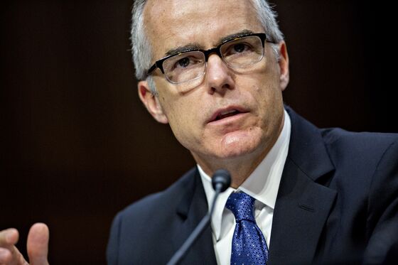 McCabe Says Lawmakers Didn't Object When FBI Opened Trump Probe