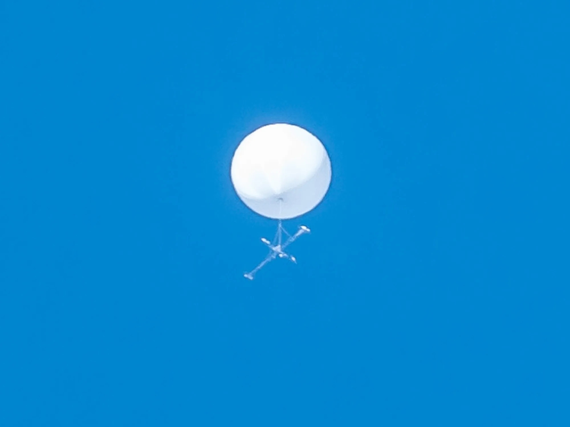 A balloon spotted in Sendai, Japan, on June 17, 2020.