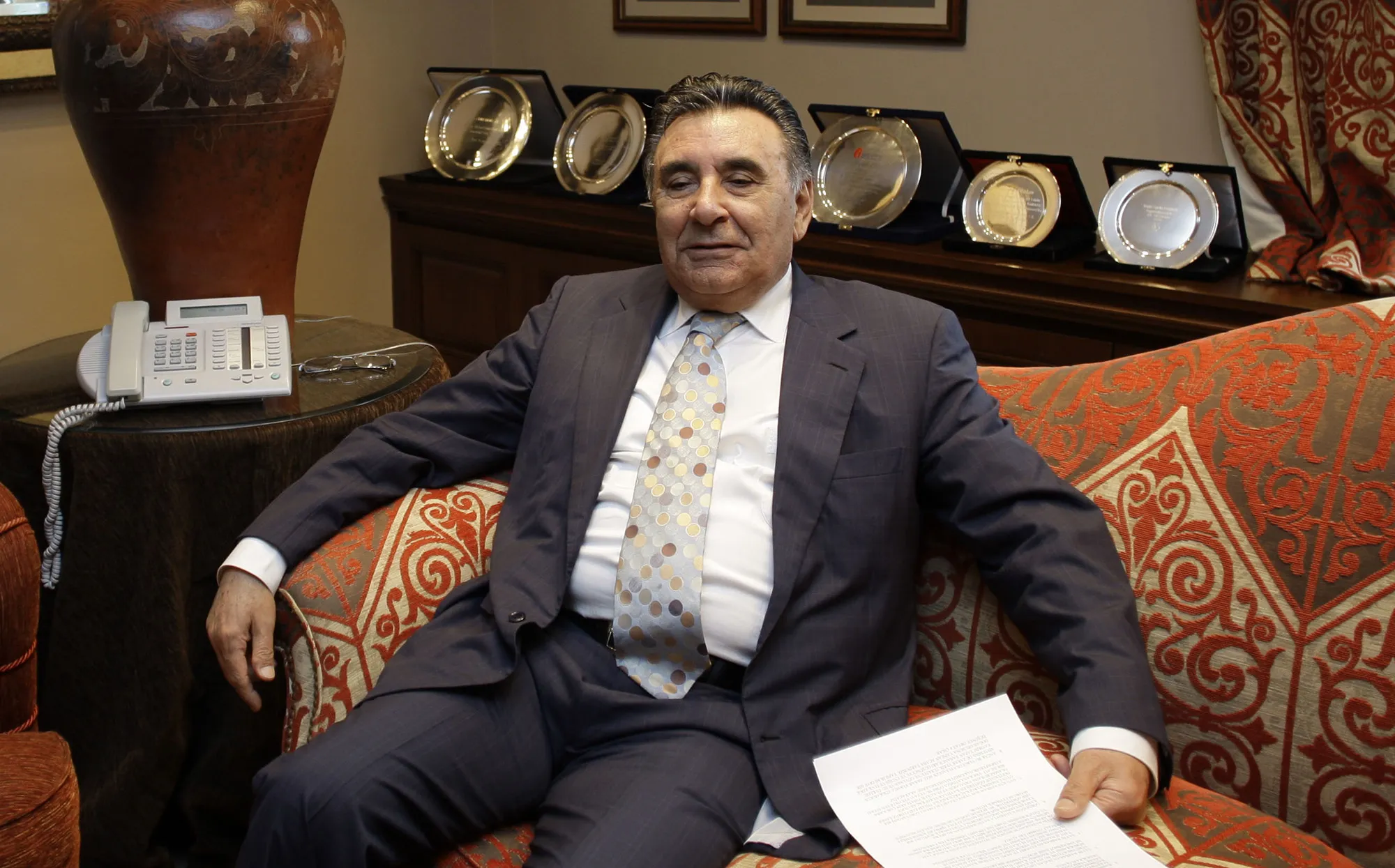 Aydin Dogan in his office in Istanbul on Feb. 24, 2009.