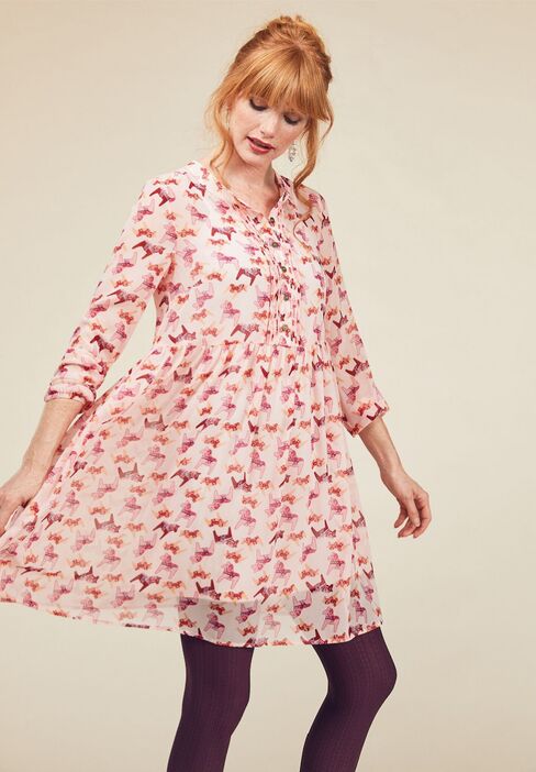 A quirky dress from ModCloth’s collection.