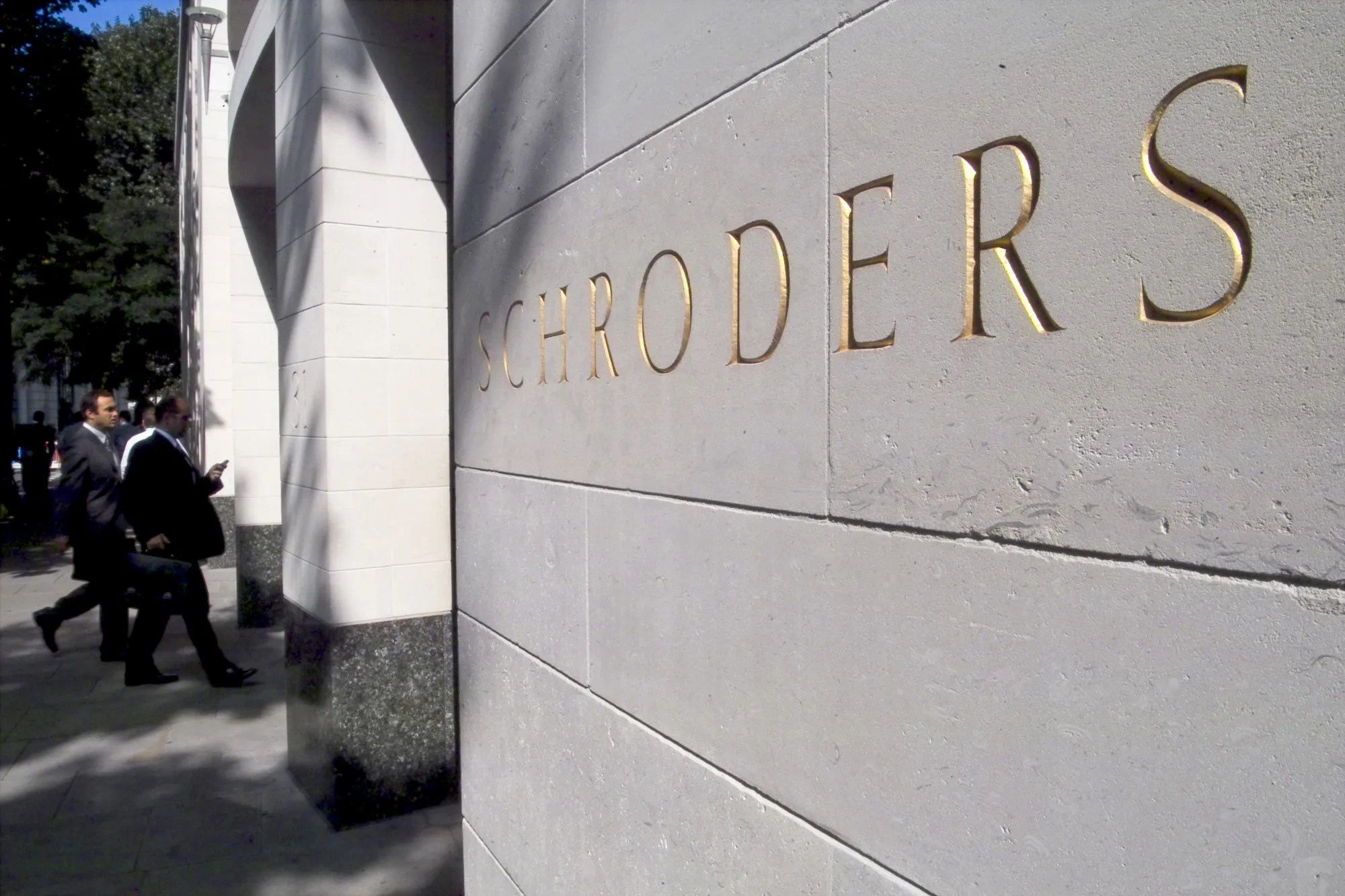 Prédio da Schroders em Londres&nbsp;