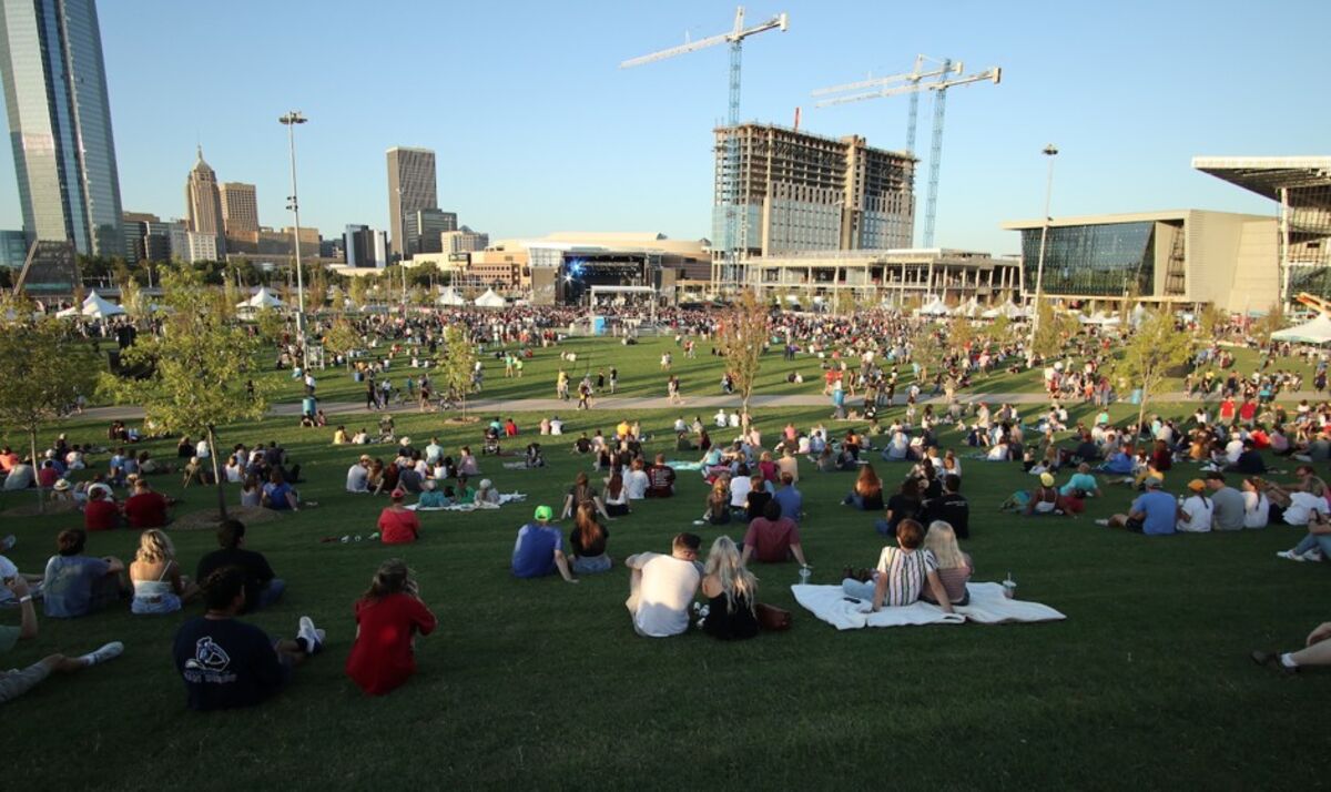 A First Look at OKC's 36Acre Scissortail Park Bloomberg