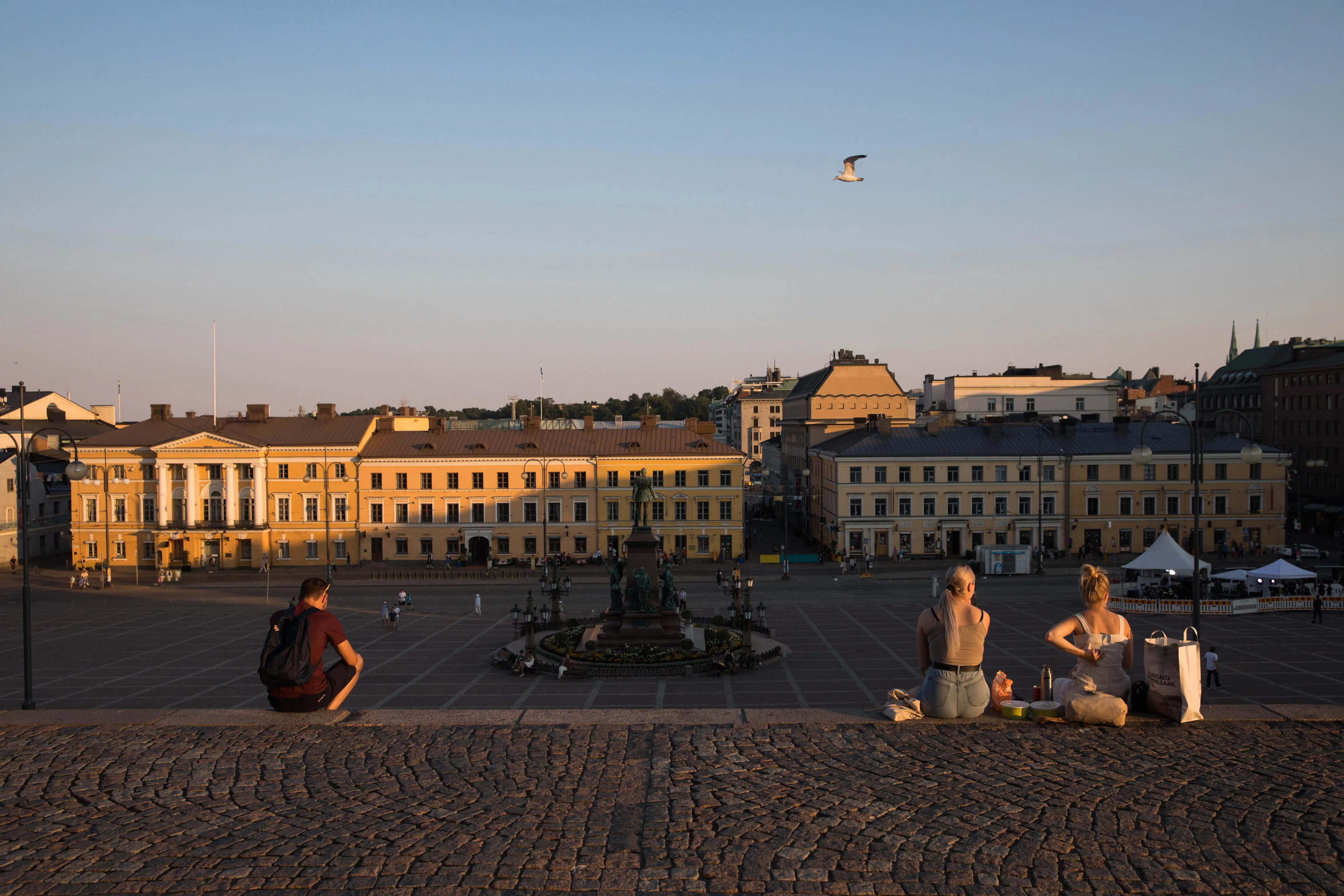 Helsinki City Views Amid Heatwave Warning