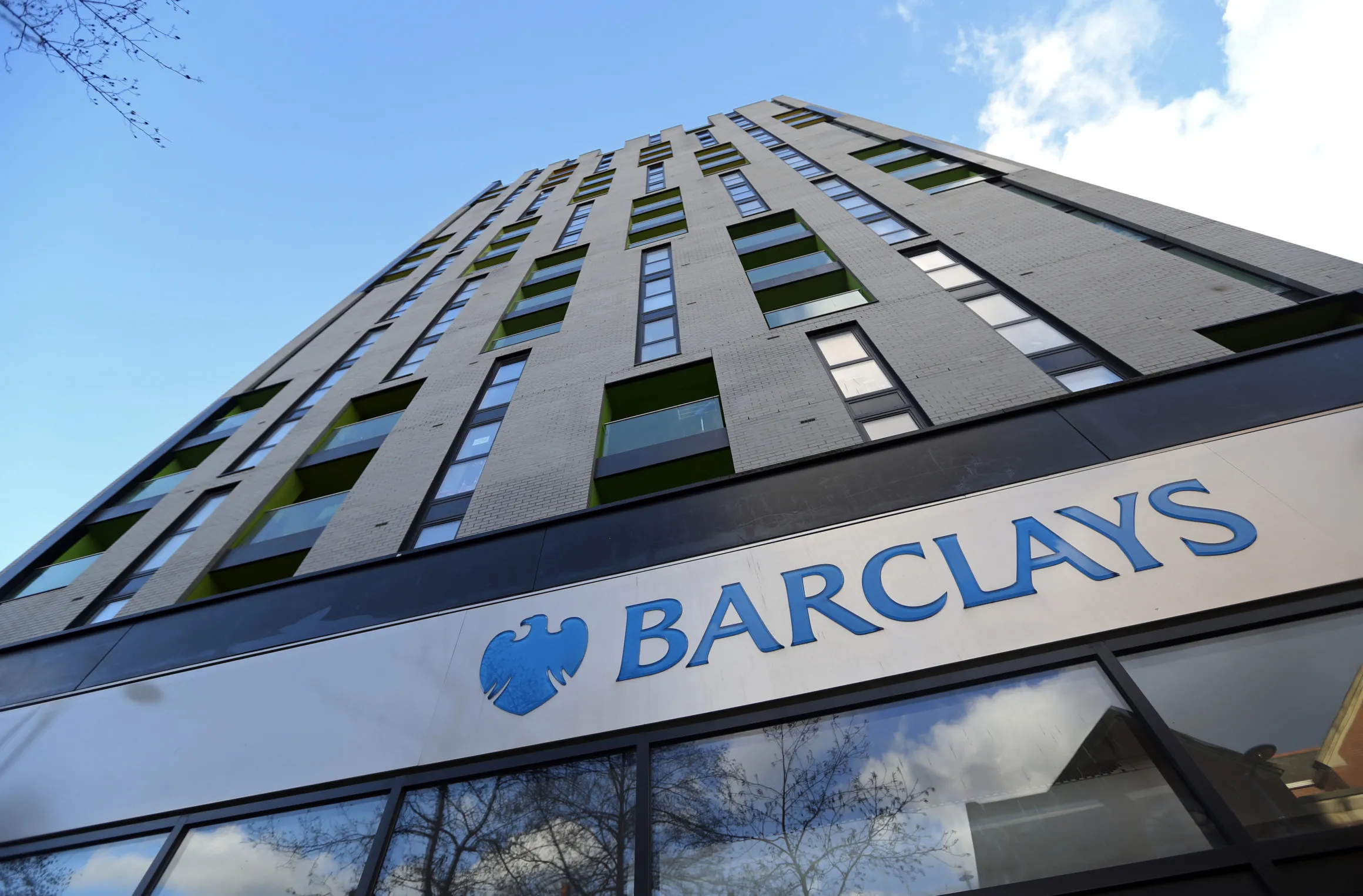 A Barclays bank branch in Barking, UK.