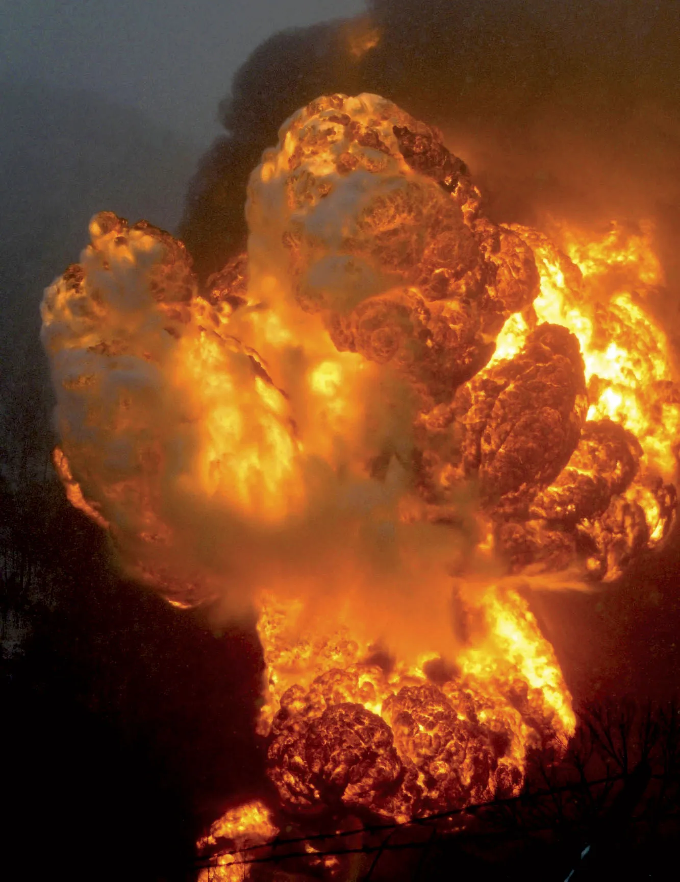 The Feb. 16 explosion near Mount Carbon, W.Va.
