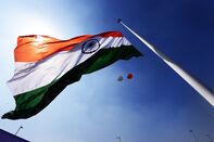 Delhi's Highest Monumental Flagpole Hoisted At Rajiv Chowk